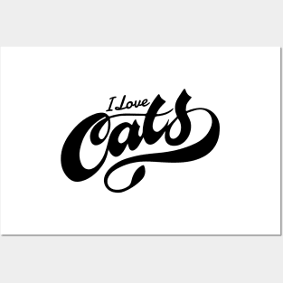 I love Cats Posters and Art